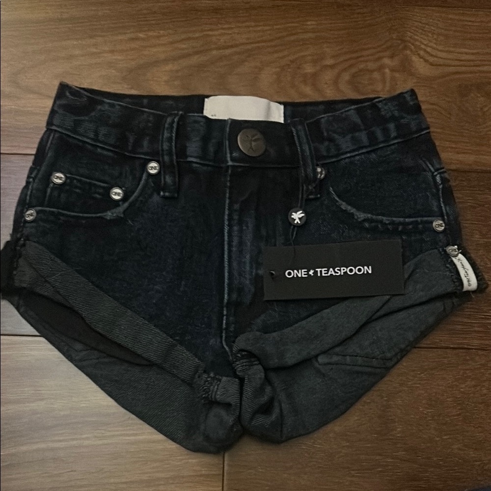 One Teaspoon kids Denim Jean Shorts